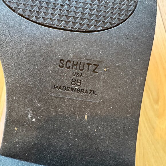 SCHUTZ McKenzie Pearl White Combat Boots - Womens Size 8 - Picture 6 of 7